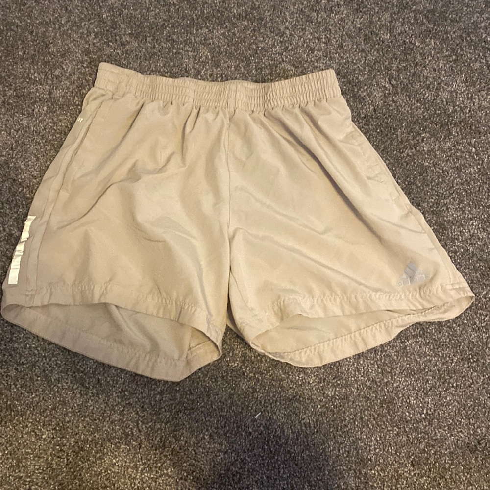 Adidas 5 inch in seam running shorts with liner